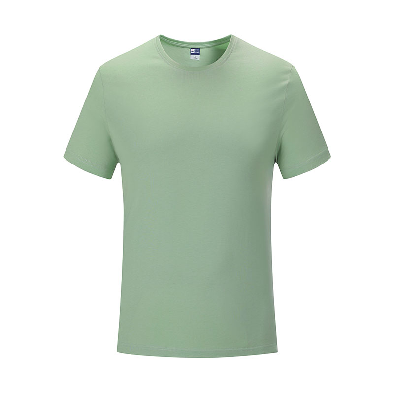 # M8002-Crewneck T-shirt katoen met korte mouwen